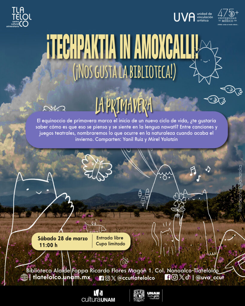 ¡Hablemos y leamos en nawatl en la Biblioteca!