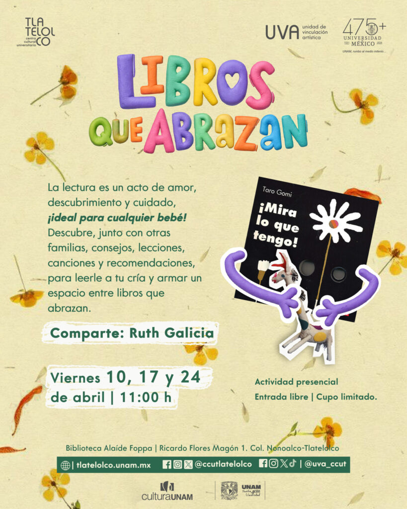 ¿Sabías que lxs bebés también leen? Ven a leerles en colectivo