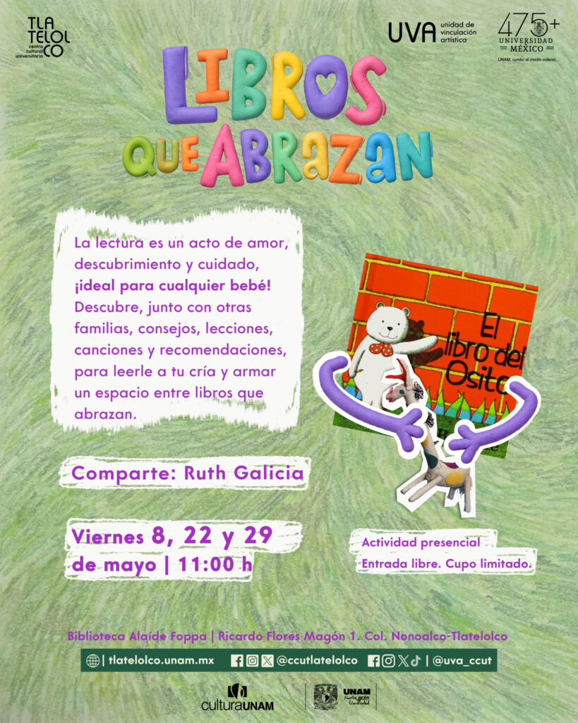 ¿Sabías que lxs bebés también leen? Ven a leerles en colectivo