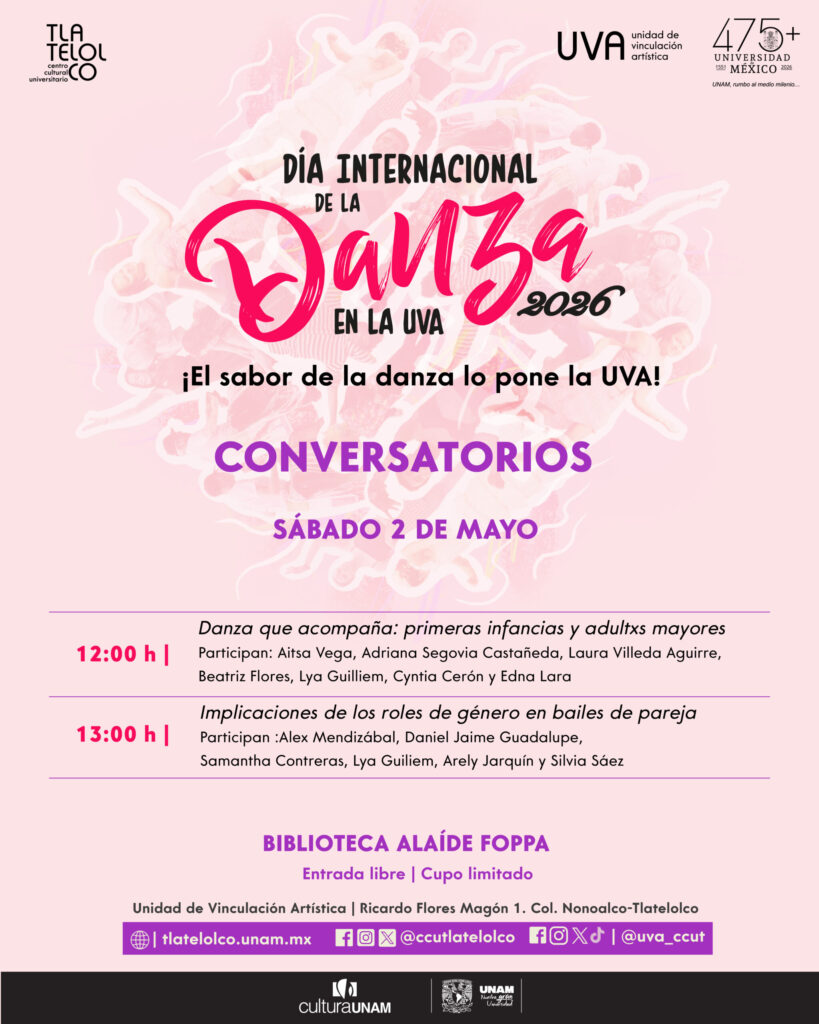 Día Internacional de la Danza: CONVERSATORIOS