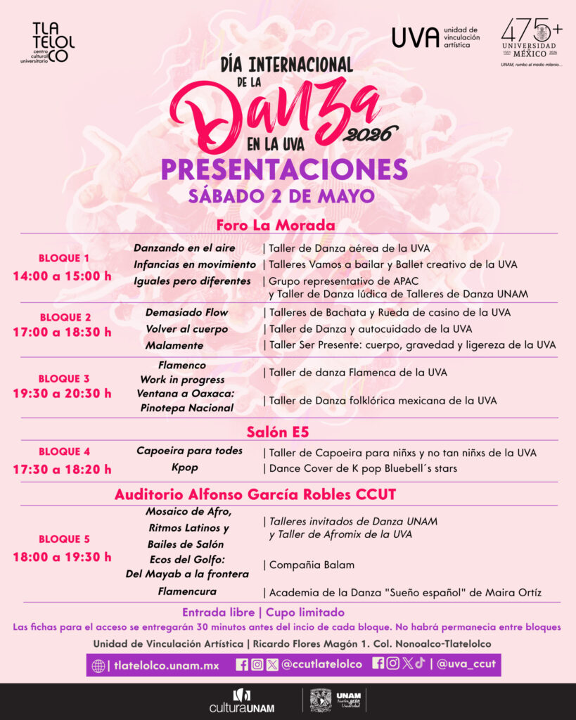 Día Internacional de la Danza: PRESENTACIONES